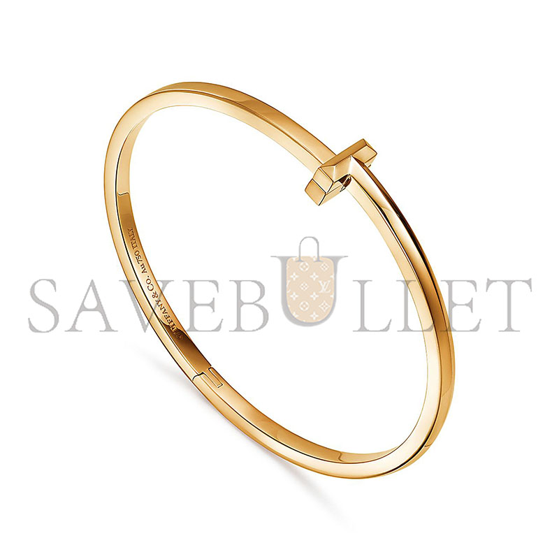 TIFFANY T1 NARROW HINGED BANGLE IN YELLOW GOLD 67794257